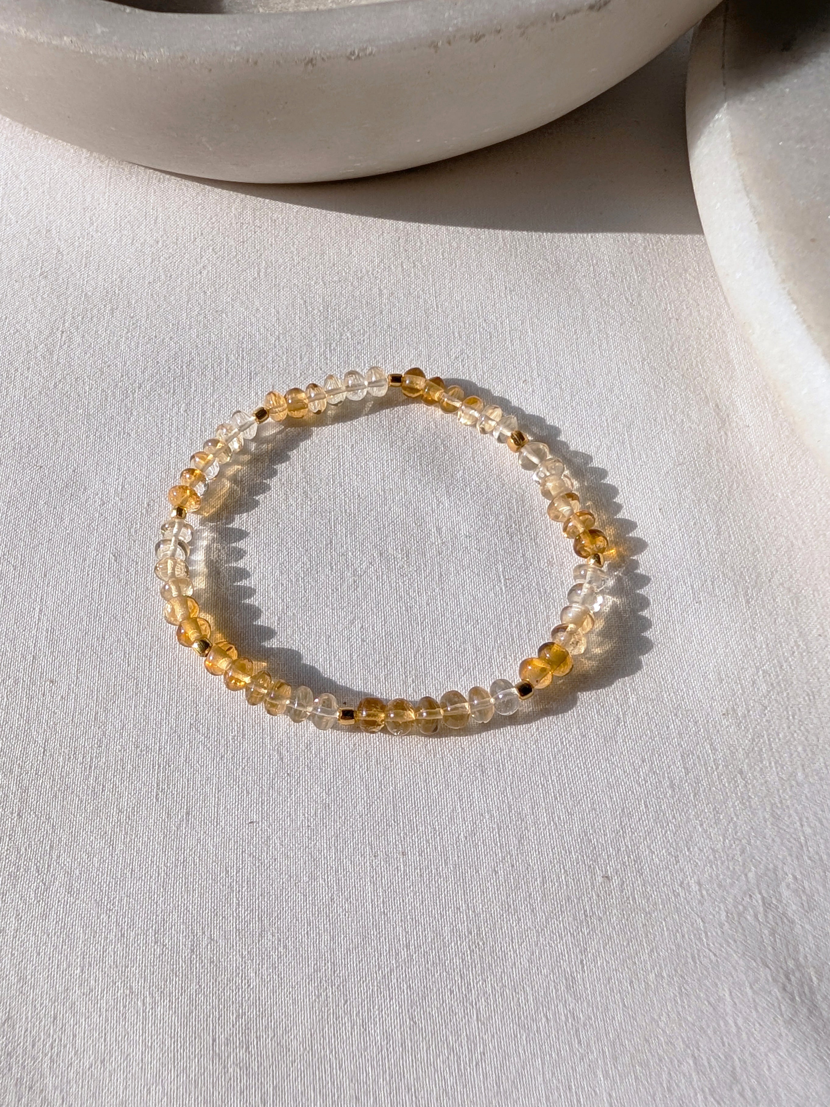 ojas - Citrine Baati Stretch Bracelet