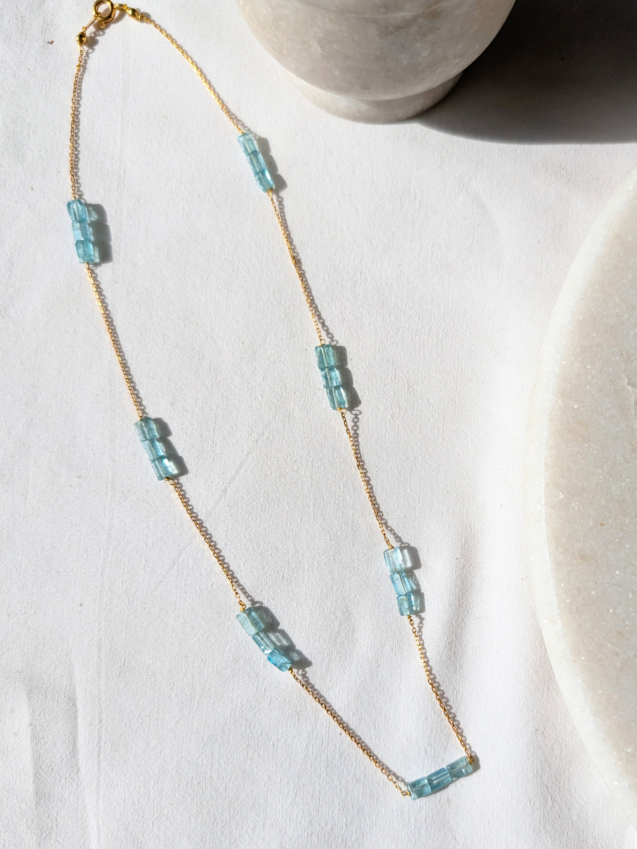 sarva - Apatite Tube Choker