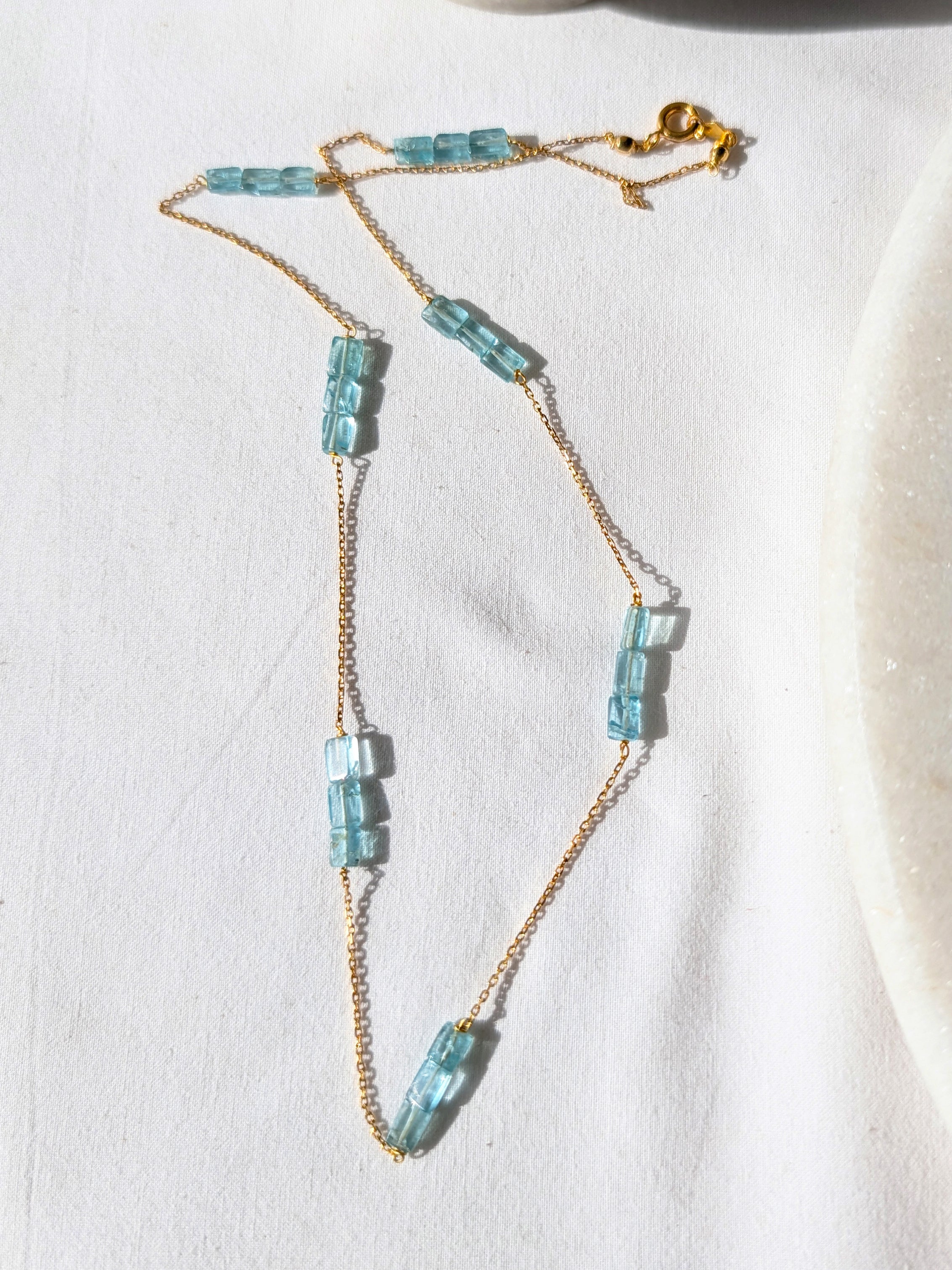sarva - Apatite Tube Choker