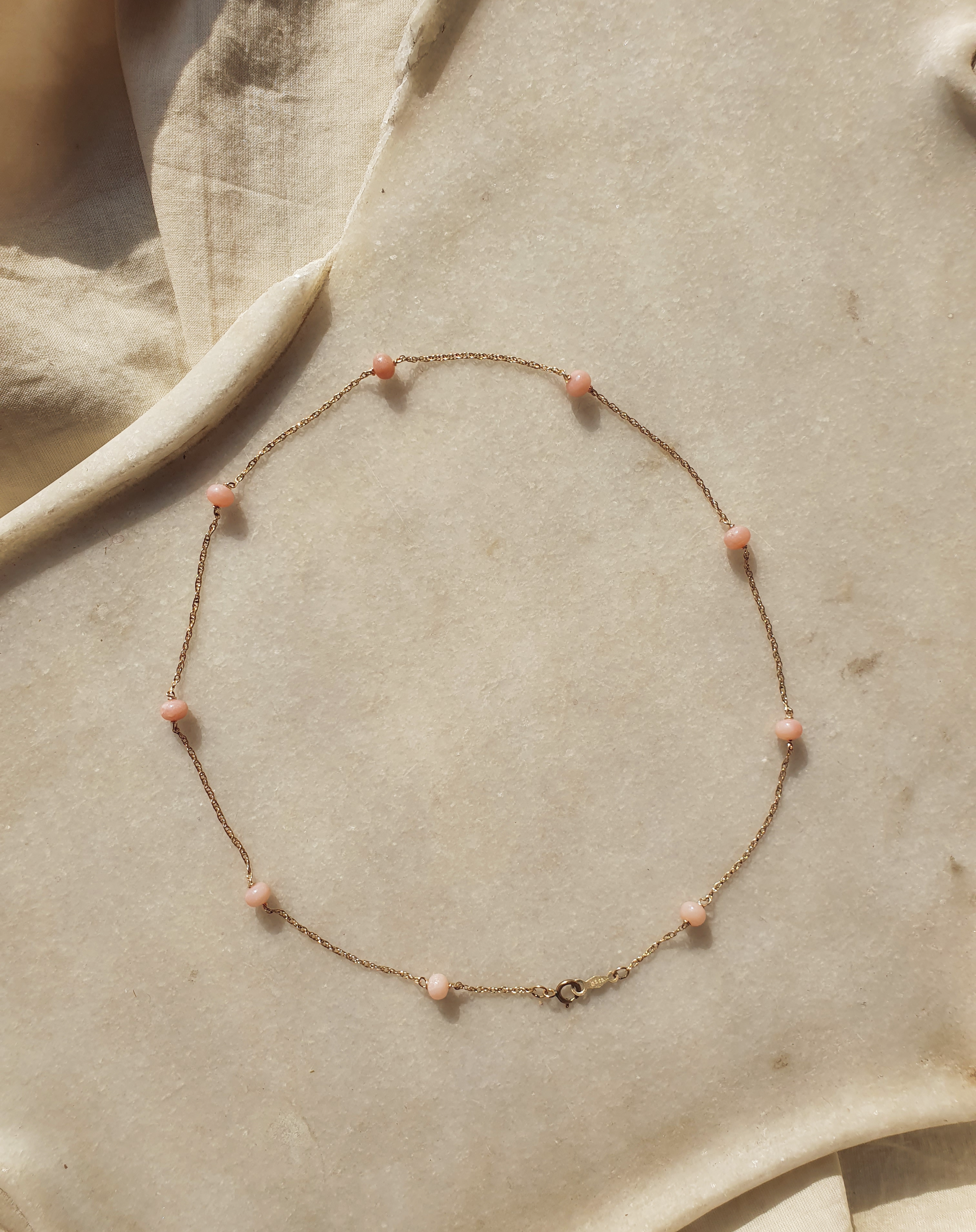 veti - Pink Opal Baati Choker