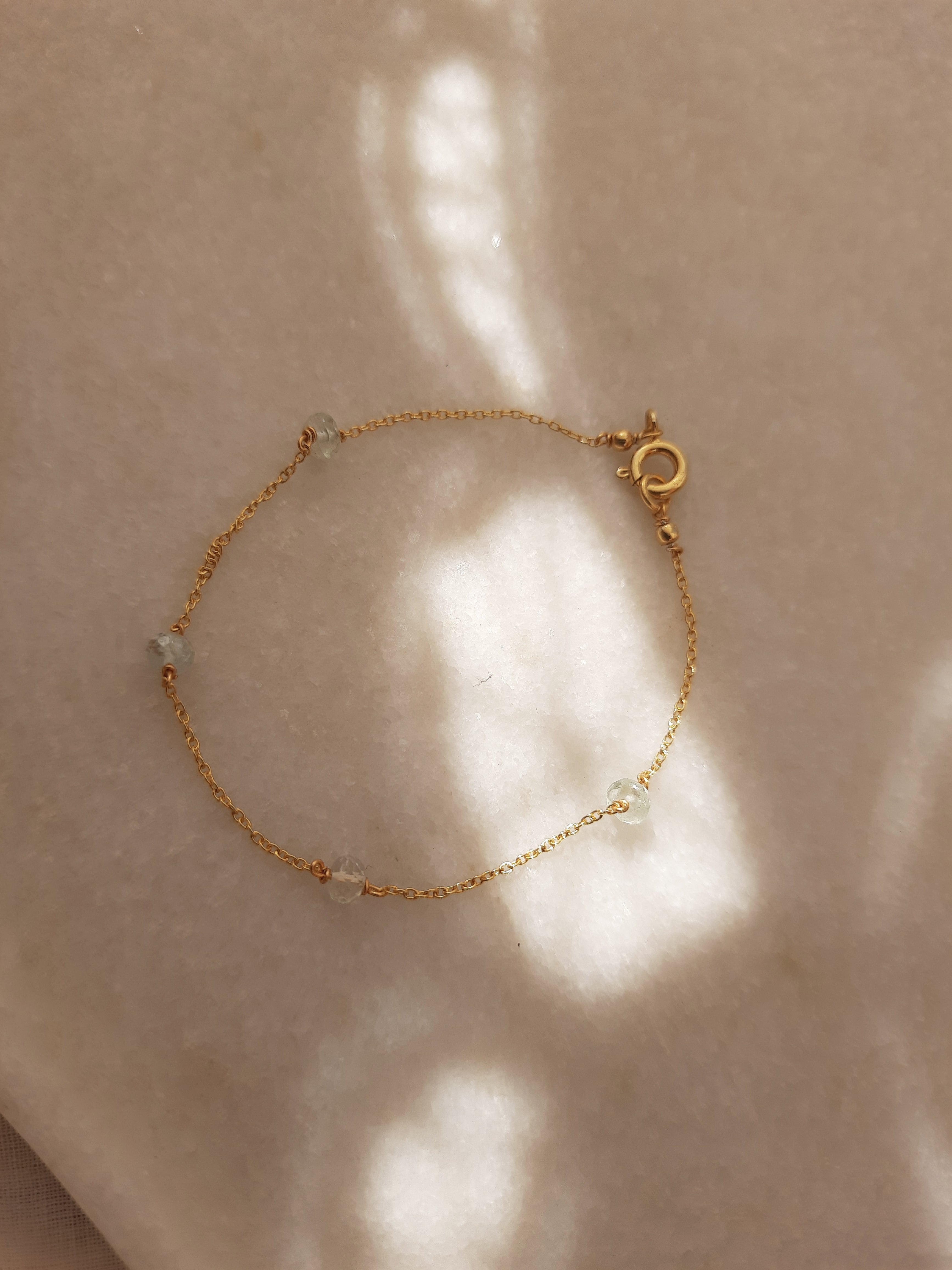 amal - Aquamarine Baati Bracelet