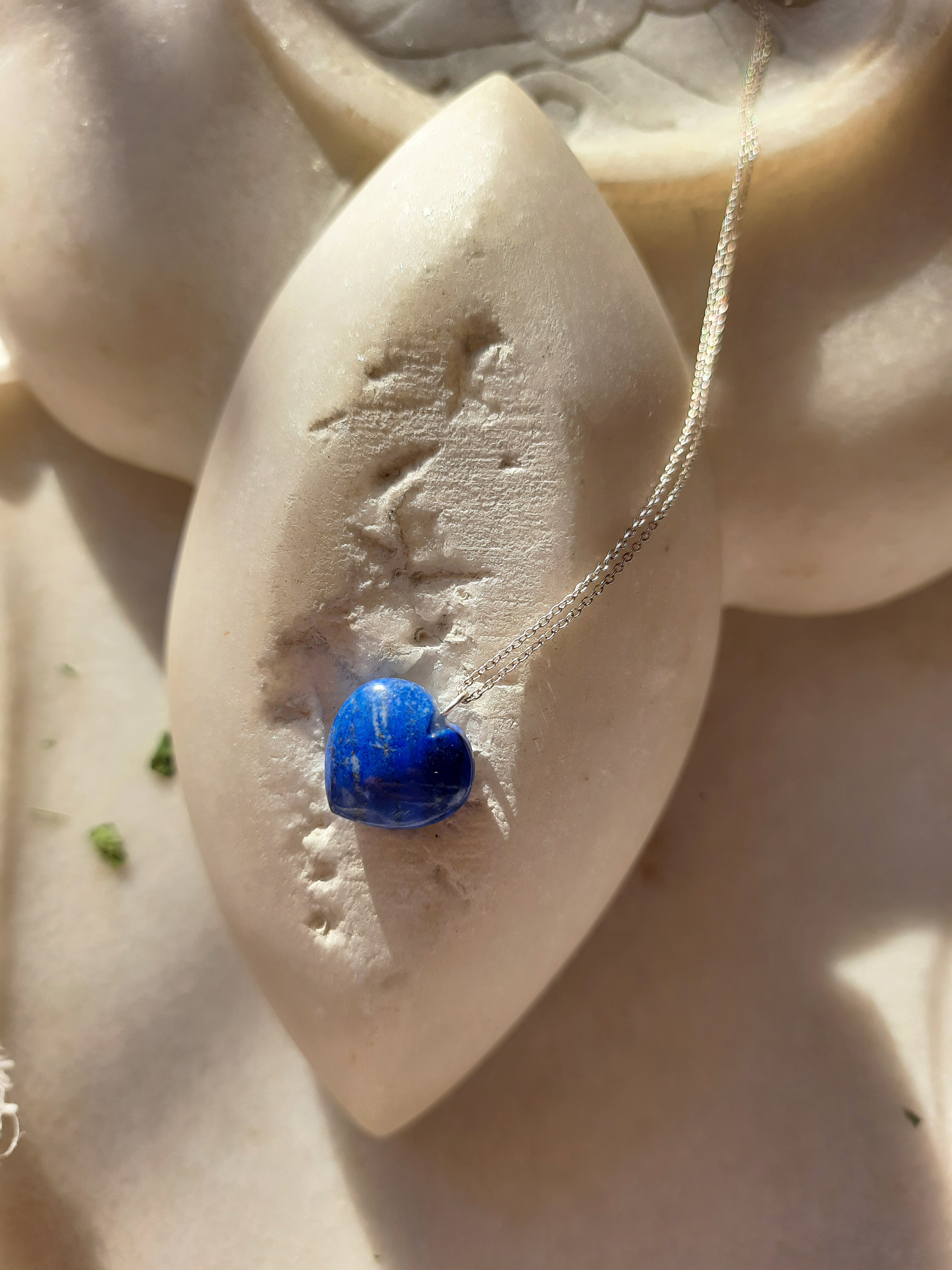 adya - Lapis Lazuli Heart Pendant