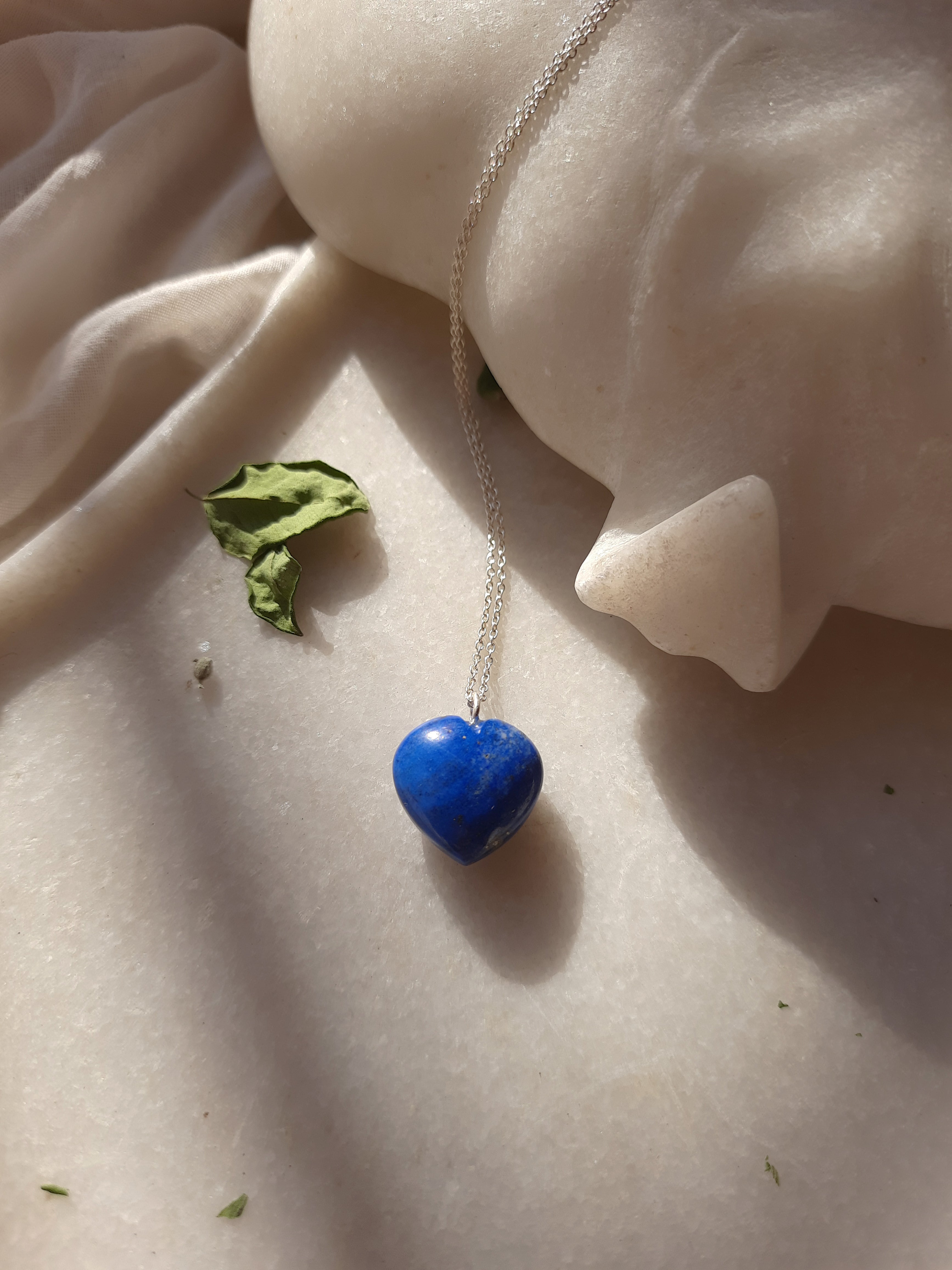 adya - Lapis Lazuli Heart Pendant