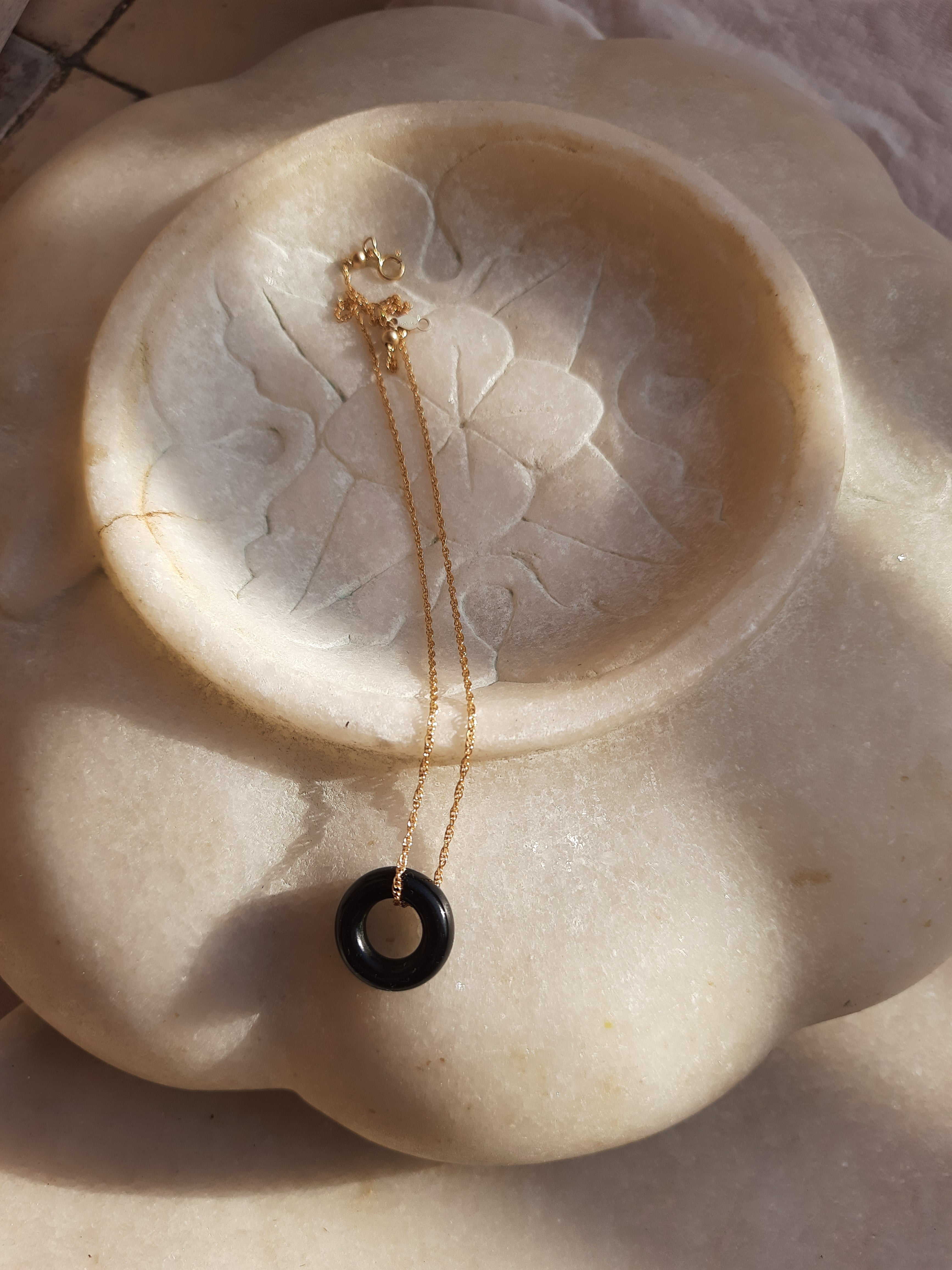 svan - Black Onyx Ring Pendant