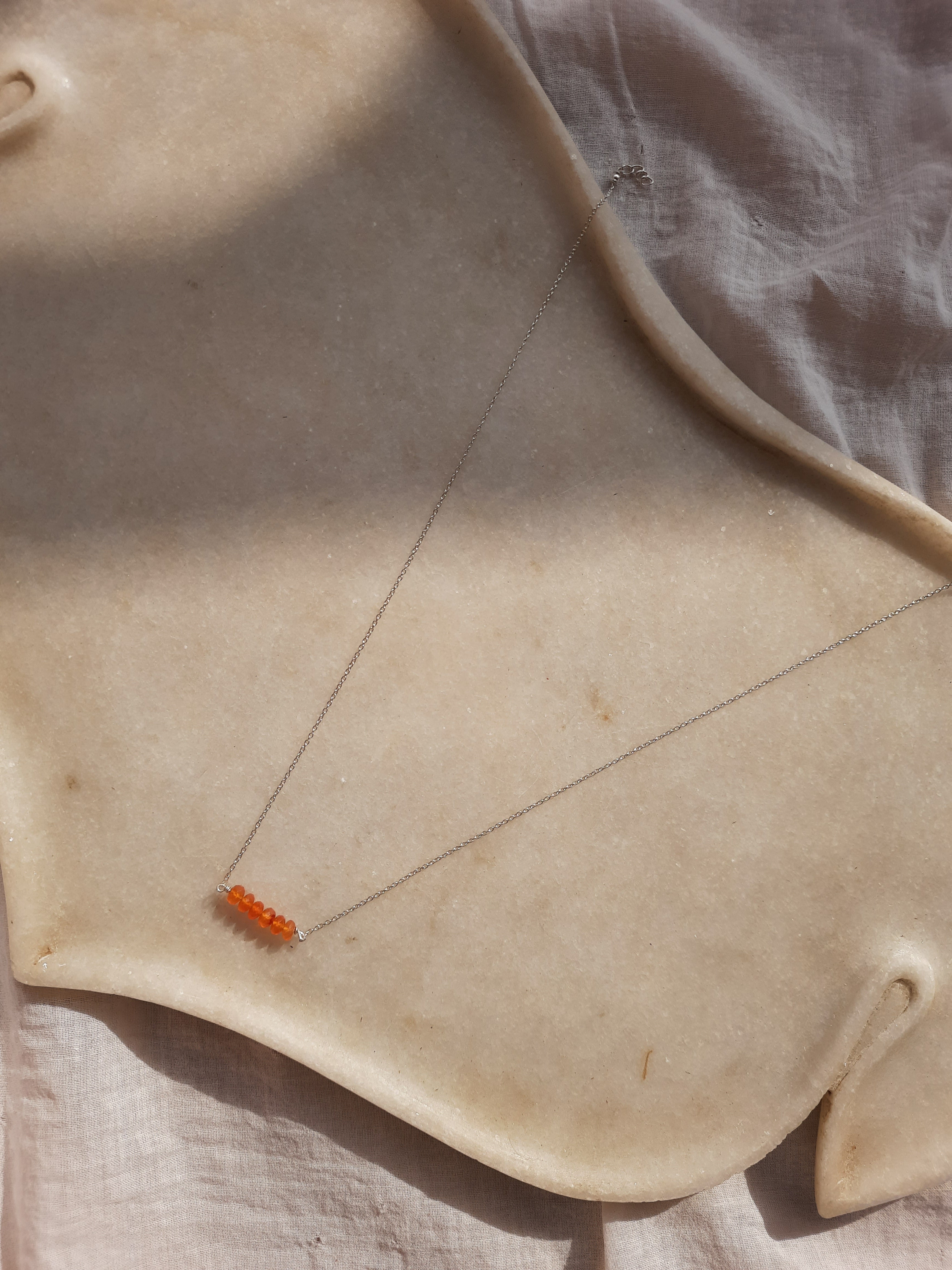 antilae - Carnelian Baati Bar Pendant